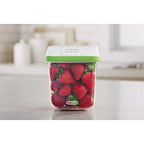 Rubbermaid FreshWorks Saver, Medium Produce Storage Container, 7.2-Cup, Clear - size: 7.2 Cup