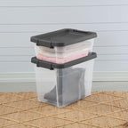 Sterilite Box Stacker Modular Clear 16QT 14723V06