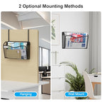 BOHDK Wall File Organizer, Mesh Hanging File Organizer, Home Office Organization and Storage, 1 Pockets Document Magazine Rack - size: 1 Pack