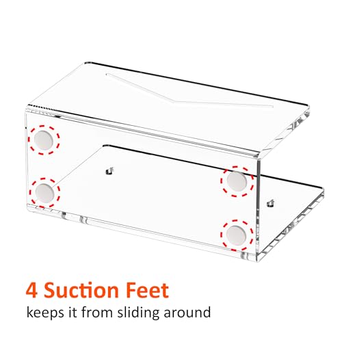 FUCDTEFC Acrylic Mail Holder, Mail Organizer Wall Mounted Clear File Letter Organizer, Vertical Envelope Mail Holder for Desk, Lightweight Countertop Bill Sorter Invoice Stand for Home Office School - size: 1 Section wall mounted