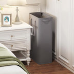 Lifewit 2 Pack Slim Laundry Hamper, Collapsible Narrow Laundry Basket, Small Tall Dirty Clothes Hampers with Handles for Bathroom Bedroom College Dorm, Grey, 65L - color: Gray