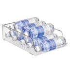 iDesign Water Bottle Organizer for Fridge or Pantry - Clear - Made in USA - style: Pack of 1