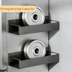 Magnetic Fridge Organizer, Spice Rack, Kitchen Organizers and Storage, Cabinet Organizer with Shelf, Pantry Organization for Countertop, Over the Door Storage with Detachable 2 Hooks