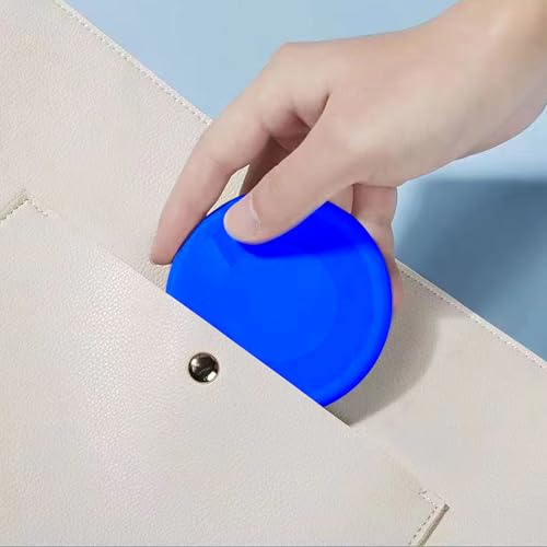 Multi-Functional Cable Storage Box with Charging Cables and SIM Card Holder, Compact Organizer for Travel and Office Use, Blue - color: Blue