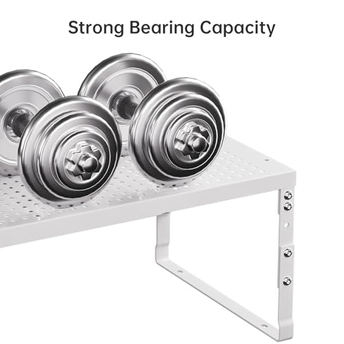 Cabinet Shelf,Expandable Adjustable Stackable Kitchen Organizer,for cabinets, Kitchens, countertops, bathrooms Shelf Organizer(3Packs/White,Large) - color: White, size: 3 PACKS/WHITE/LARGE