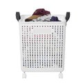 Clothes Basket, Plastic Dirty Clothes Hamper with Wheels Narrow Hampers for Laundry Laundry Hamper Waterproof for Dorm Family