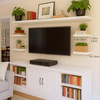 Floating Shelves for Wall White Shelves Bathroom, Bedroom and Living Room, Wall Shelves & Book Shelf, Hanging Shelf, Modern Wooden Wall-Mounted Small Floating Shelf, 12x7x1.5 in, Set of 2 - color: White, size: 12"(set of 2)