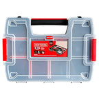 CRAFTSMAN Storage Organizer,Small Parts Organizer with 10-Compartments,Lid Includes Secure Latch (CMST60964M), (Pack of 6) - size: 6 Pack, style: Triple Pack