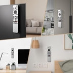 JUMEIHUI Magnetic Remote Control Holder Wall Mount, [Upgraded with Adhesion Promoter] TV Remote Holder Organizer for Bed Headboard & Nightstand, No Drill Sticky Remote Caddy for Roku (Black, 6 Pack) - color: Black