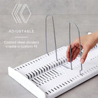 YouCopia StoreMore Expandable Cookware Rack with Tall Steel Wires, 12.5"-22" Wide Adjustable Pan Organizer for Kitchen Cabinet Storage, Premium Edition - size: Expandable Premium