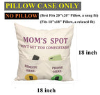 ZUYUROU Mom Gifts, 2-Pocket Mom’s Spot Throw Pillow Covers 18 x 18 Inch, Birthday Christmas Anniversary Thanksgiving Day Gifts for Mum Mama Stepmom Mimi - color: Mom