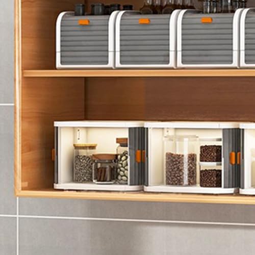 Stackable Makeup Organizer Drawers, Foldable Plastic Storage Boxes Clear Vanity Organizers and Storage Case for Living Room Cosmetics Lipsticks(#1) - color: #1