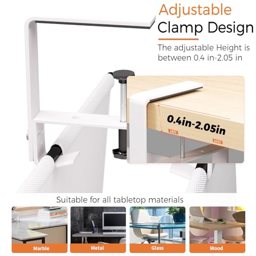 Under Desk Cable Management Tray - 36" Cord Organizer for Desk No Drill, Fabric Under Table Wire Organizer with 16X Cable Ties Hide for Office/Home, Cord Hider Fits Adapters & Sockets, White - color: White, size: 36'' L