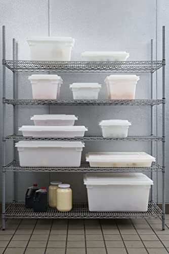 Rubbermaid Commercial Products Food Storage Box, 8.5 Gallon Capacity, White, for Restaurant/Kitchen/Cafeteria - color: White, size: 8.5 Gal, style: Container