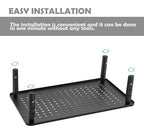 Monitor Stand for Desk Monitor Riser, Adjustable Laptop Riser, Desk Organizer Desktop Printer Laptop Storage Shelf, Mesh Metal Computer Item Stand (2 Pieces)(14.5" Lx9.3 W/Piece) - size: 2 pieces