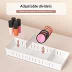 6 PCS Desk Drawer Organizer, Bathroom Drawer Organizer Trays with Dividers Adjustable, Makeup Organizer Bins for Vanity Clothes Junk Kitchen Utensil - style: Organize