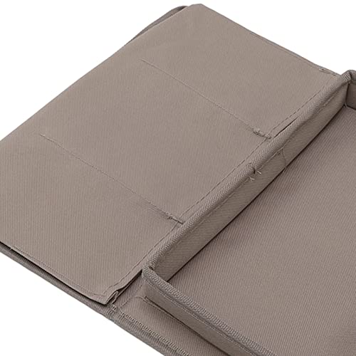 Sofa Tray Couch Arm Table Foldable Storage Holder with Large Tray and Side Pockets for Living Room Couch Organizer 600D Oxford Cloth (Coffee) - color: Coffee