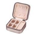 Portable Double Layer Jewelry Box for Women & Girls - Small Travel Organizer for Bracelets & Earrings - Compact Storage Solution for Accessories