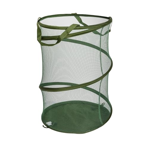Household Essentials Pop-Up Mesh Laundry Hamper, Olive Green - color: Olive Green