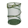 Household Essentials Pop-Up Mesh Laundry Hamper, Olive Green - color: Olive Green