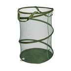 Household Essentials Pop-Up Mesh Laundry Hamper, Olive Green - color: Olive Green