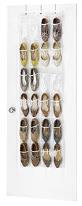 Whitmor 24 Pocket Over the Door Shoe Bag