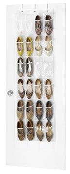 Whitmor 24 Pocket Over the Door Shoe Bag