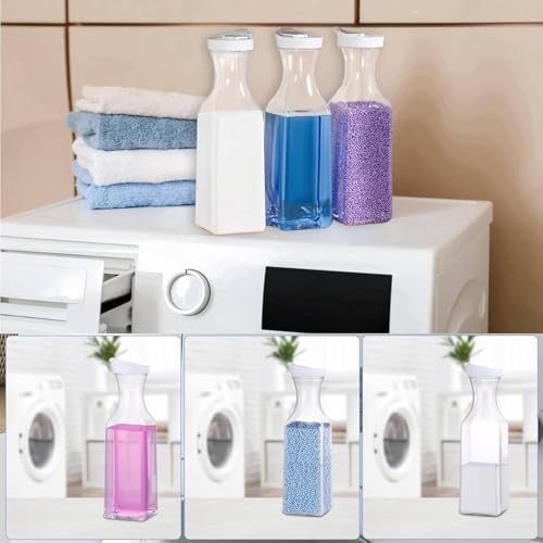 Detergent Storage, 1.5 L Large Capacity Detergent Powder Storage Box, Detergent Box, Detergent Container, 3 pcs,For Detergent, On Fabric Softener Storage