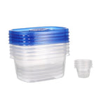 Glad GladWare To Go Snack Food Storage Containers with Lids, Medium Rectangle BPA Free Plastic with Built-In Dressing Cup for Salads and Snacks, Microwave Dishwasher Safe, 24 Oz, 4 Count - 6 Pack - size: 24 oz - 24 Count, style: Rectangle