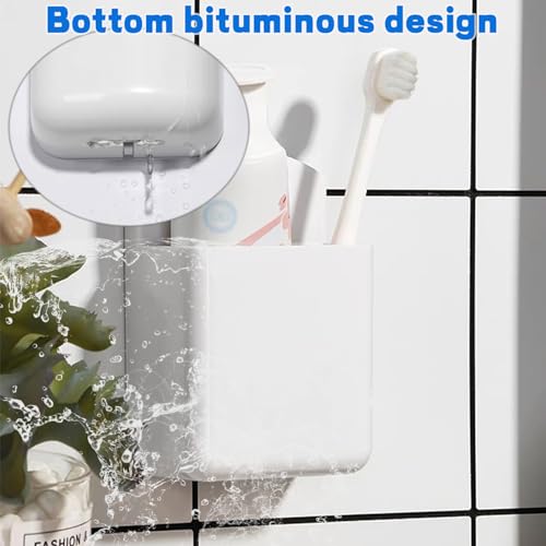 KAKAMINA Remote Control Holder Wall Mount 6pcs,TV Remote Holder with Screws,Self Adhesive Pen Holder for Wall, Suitable for TV Remote Controls, Pens, Keys, Toothbrushes