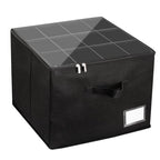 Shoe Organizer for Closet, Fits up to 12 Pairs, Foldable Shoe Storage Containers with Clear Cover, Large Adjustable Shoe Box Organizers, Space Saving Shoes Holder