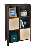 ClosetMaid 16055 Premium Adjustable 6-Cube Organizer, Black Walnut - color: Black Walnut, size: 6-Cube