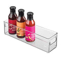 InterDesign Refrigerator and Freezer Storage Container – Deep Organizer Bin for Kitchen, Clear - style: Pack of 1