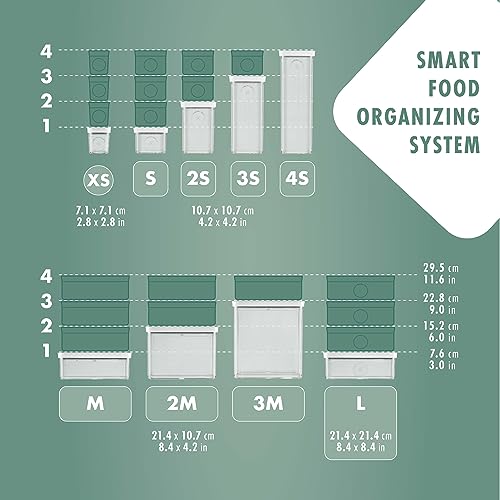ZWILLING FRESH & SAVE CUBE Box, size 3M, modular & stackable container, airtight & vacuumable storage, dishwasher friendly, transparent - size: 3M