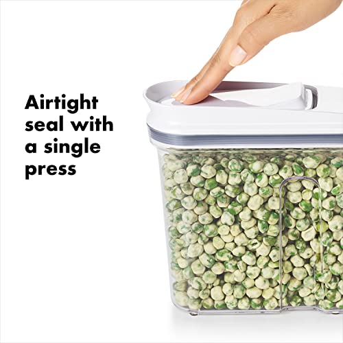 OXO Good Grips Mini All Purpose Dispenser – 1.2 Qt for Nuts and More,Clear,1.2 Qt - Nuts - size: Extra Small