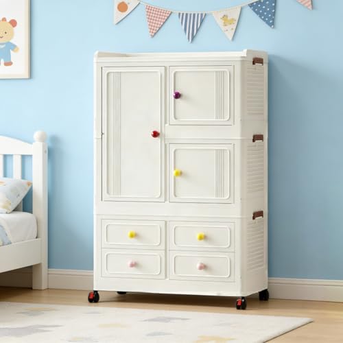 Stackable Storage Bins with 4 Drawers, 314QT Foldable Storage Cabinet with Wheels & Lids, Large Capacity Closet Organizers and Storage for Home, Apartment, Dorm, Closet - Easy No-Tool Assembly - size: Style A