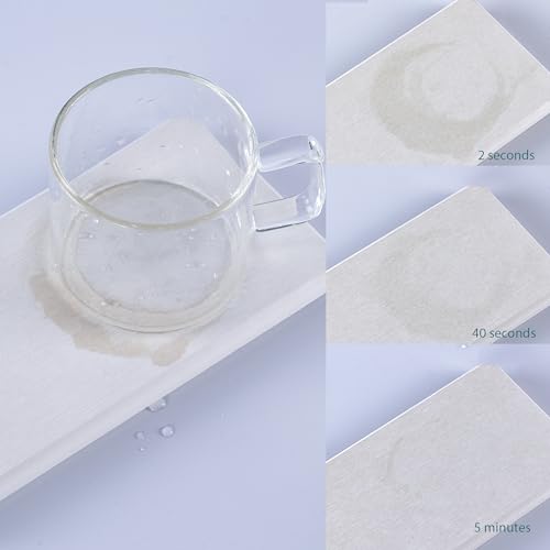 NiuYichee 2 Pcs Water Absorbing Stone Trays, Kitchen/Bathroom Sink Soap Dish, Diatomite Tray Used for Hand Soap & Cosmetic Bottles in The Modern Home, 3.15" W x 8.7" L, White - color: White, size: 8.7" x 3.15"