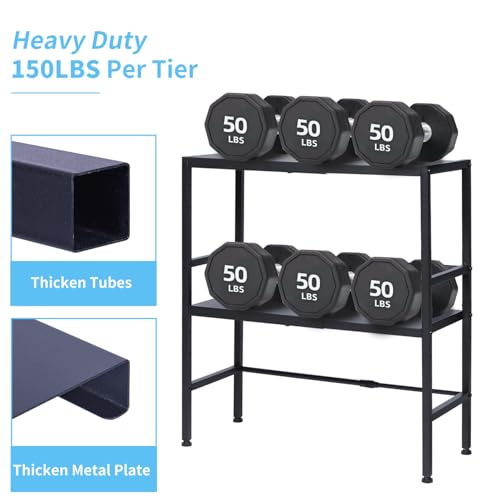 2-Tier Expandable Metal Storage Shelves, 150LBS Heavy Duty Shelving Units and Storage,Adjustable Utility Organization and Storage Shelf Rack For Kitchen Garage Laundry Bathroom Pantry Warehouse - size: 2 Tier：11.8"D x 28.3"W x 30.9"H