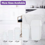 Superio Small 2.5 Gallon Plastic Trash Can with Swing Top Lid, Compact Slim Waste Bin for Under Desk, Office, Bedroom, Bathroom, Dorm Room, 10 Qt. Portable Garbage Can (White) - size: 2.5 Gallon, style: 1 Pack