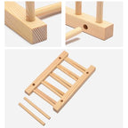 Kunovo Bamboo Dish Rack,Pot lid/Plate/Cutting Board Organizer for Kitchen cabinets,Bottle Drying Holder… (4G) - color: 4g