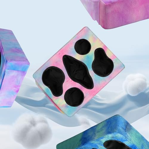 Couch Cup Holder Pillow, 5 Hole Couch Drink Holder! Keep Drinks Hand Side and Keep Temp, Prevent Spills and Use Anywhere. Cup Holder for Couch, Bed, Camping, RV, Car, Beach. Pink Blue Yellow - color: Pink Blue Yellow