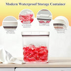 Gute Laundry Pod Holder with Lid - 67oz Sealed Automatic Pop-Up Dispenser, Laundry & Dishwasher Pods for Laundry Room Organization-2L - color: 2L