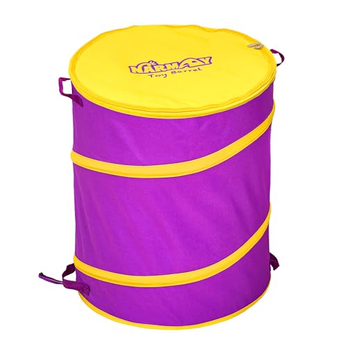 NARMAY Toy Barrel Pop-Up Toy Storage Bin, Large Collapsible Toy Bucket with Handles for Kids, All-in-One Toy Organizer for Boys and Girls - 20 x 23 Inch - size: 20 x 23 Inch