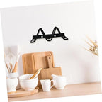 Rv Kitchen Organizer Pot Lid Rack with Cutting Board Holder - Wall Mounted 2-Tier Wire Storage Rack for Cabinet Doors Space Saving Pan Lid and Utensil Organizer