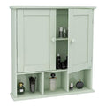 TaoHFE Green Bathroom Cabinet,Bathroom Wall Cabinet with 2 Door Adjustable Shelves,Over The Toilet Storage Cabinet,Green Bath Room Cabinet Wall Mounted,Medicine Cabinets for Laundry Kitchen - color: Green