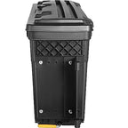 VEVOR Truck Bed Storage Box, Lockable Lid, Waterproof ABS Wheel Well Tool Box 6.6 Gal/20 L with Password Padlock, Compatible with Dodge Ram 1500 2019-2021, Passenger Side, Black - size: Passenger Side, style: Dodge Ram