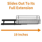 RCHYFEED Pull Out Spice Rack Organizer for Cabinet,Slide out Spice Organizer for Inside Cabinets,Heavy Duty Spice Organization for Kitchen and Pantry,Seasoning,Sauces(1-Tier,6.5" Wx10.5 Dx2.5 H) - size: 1 Tier-6.5''Wx10.5''Dx2.5''H
