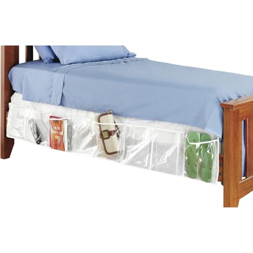 Whitmor Bedskirt Storage Organizer Clear