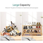viewcare 3-Tier Long Shoe Rack, Bamboo Wood Shoe Rack for Closet, Entryway & Hallway, Stackable | Beautiful | Functional | Sturdy - color: Natural Bamboo, size: 3-Tier Long