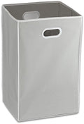 Simple Houseware Foldable Closet Laundry Hamper Basket, Grey - color: Grey